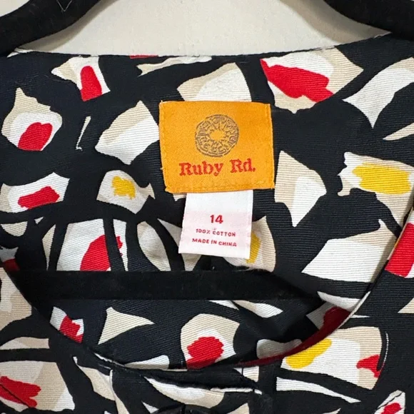 Ruby Rd Colorful Geometric Patterned Jacket - Picture 7 of 8